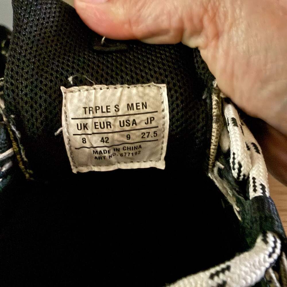 Gucci x Balenciaga The Hacker Project Triple S Sneakers Size 42. No box - Picture 4 of 6